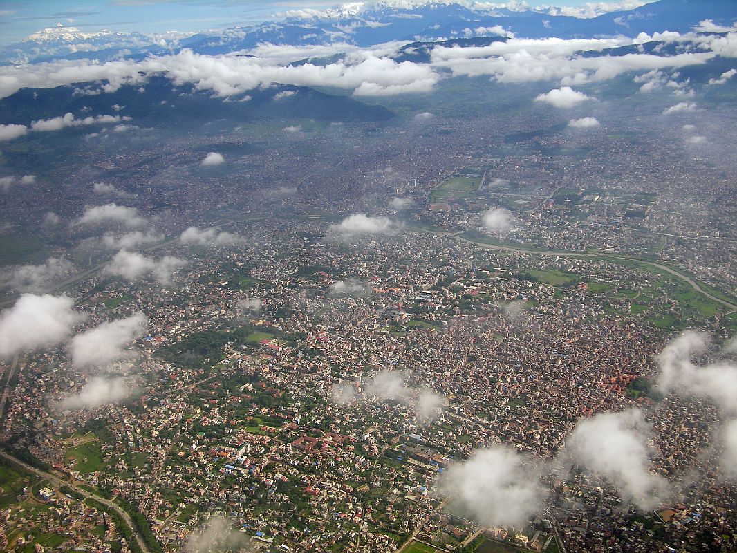 Tibet Kailash 12 Flying From Kathmandu 03 View Of Kathmandu Just After Takeoff